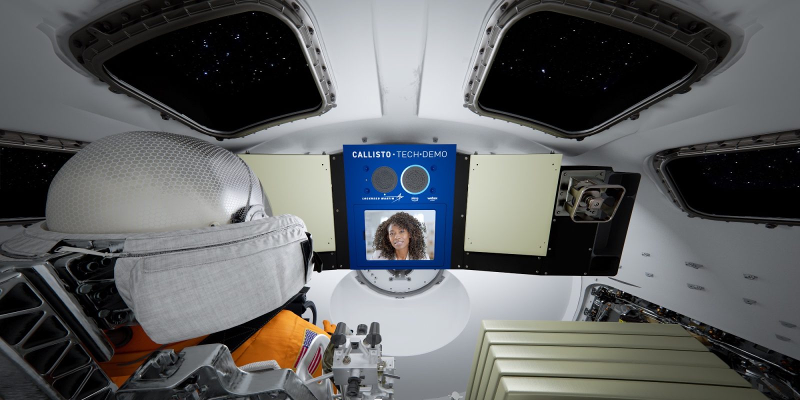 nasa ipad near the moon