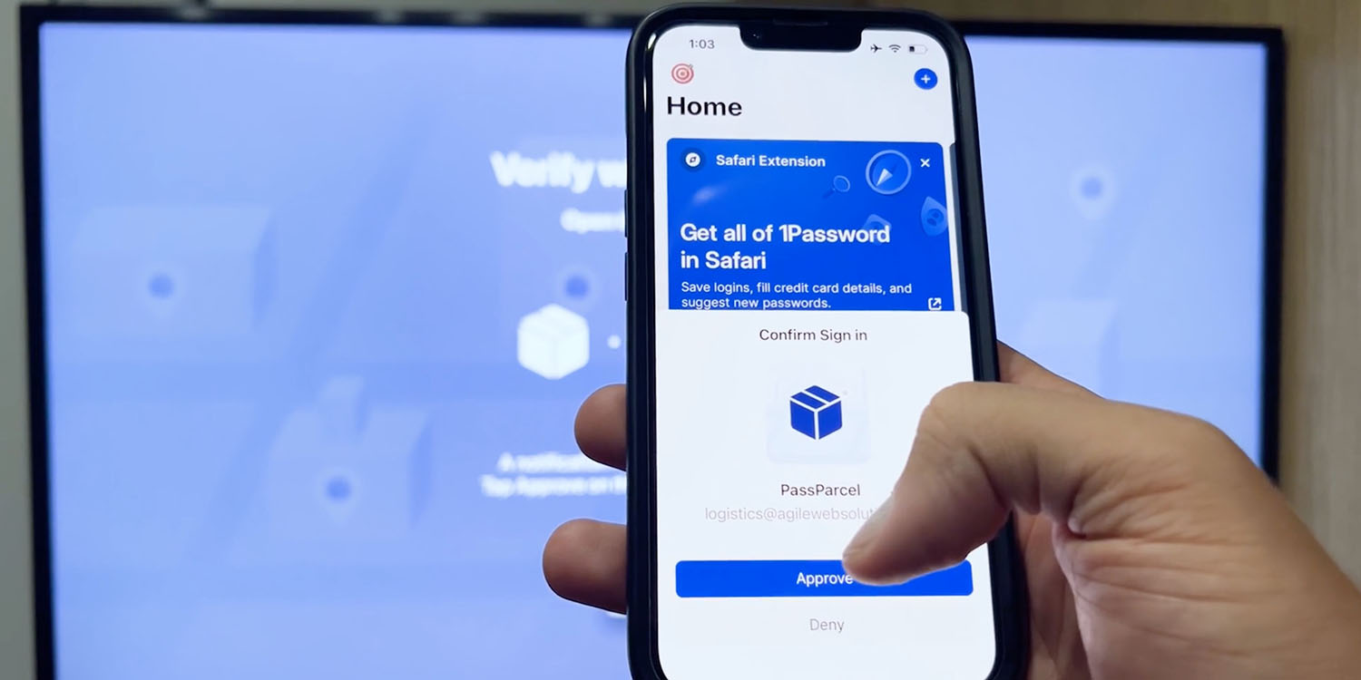 1Password passkeys